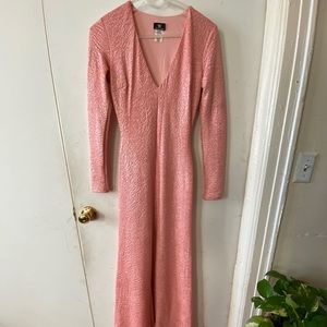 Long Salmon Dress